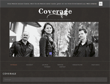 Tablet Screenshot of coverage.co.at