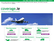 Tablet Screenshot of coverage.ie